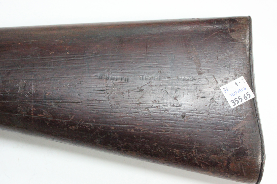 A .177 B.S.A. underlever air rifle, No. 11659, barrel length approx 49cm, bayonet type underlever - Image 3 of 4