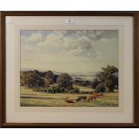 Frank Corbyn Price - 'The Waning Summer', watercolour, signed recto, titled and dated 1926 to