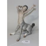 A Lladro porcelain figure Centaur Boy, No. 1013, with associated box.