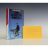 DEXTER, Colin. The Secret of Annexe 3. London: Macmillan, 1986. First edition, 8vo (195 x 120mm.) (