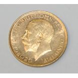 A George V sovereign 1916S.
