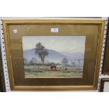 Fred J. Knowles - 'Ready for Work', watercolour, signed recto, titled label verso, approx 25cm x