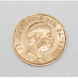 A German Sachsen twenty marks 1903.