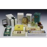 A group of various perfumes, including an Amouage 30ml perfume, boxed, a Guerlain 50ml eau de