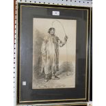 After George Morland - Studies of Shepherds, a pair of 19th Century lithographs, each approx 37cm