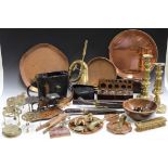 A group of collectors' items, including a pair of faux tortoiseshell opera glasses, a pair of