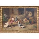 After Edgar Hunt - Home Pets, 20th Century oil on canvas, bears signature, approx 49cm x 74cm,