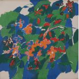 Philip Sutton - 'Flowers, Fiji', oil on canvas, signed, titled and dated 1964 verso, approx 30cm x