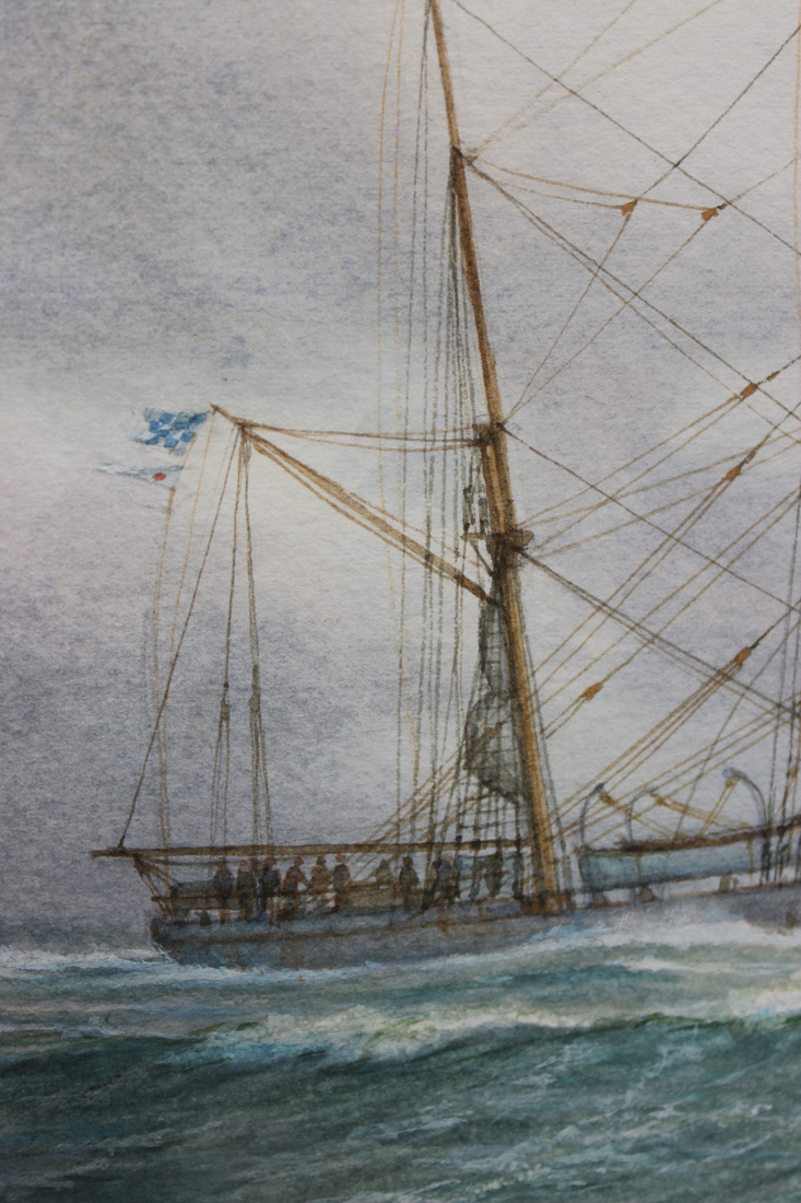 Richard Mark Myers - 'The Newlyn Lifeboat…', late 20th Century watercolour, signed recto, titled - Image 4 of 5