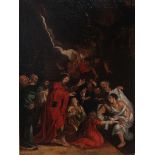 Manner of Gaspar de Crayer - Raising of Lazarus, late 18th Century oil on canvas, approx 60cm x