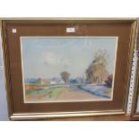 Pier Luigi Baffoni - 'Campton, Beds', pastel, artist's name, titled and dated 1989 verso, approx