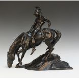 Kurt Hermann Hosaeus - a late 19th/early 20th Century German black patinated cast bronze