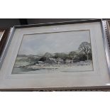 Montague Webb - 'Anderton, Cornwall', watercolour, signed and titled, approx 36cm x 47cm.