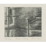 Celia Paul (b.1959) - Room 2014, edition of 50, signed, soft ground etching on 300g soft white