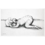 Henry Moore (1898-1986) - Mother and Child X, from the "Mother and Child" portfolio, a set of 30