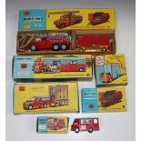 Six Corgi Toys Chipperfields Circus vehicles, comprising a Gift Set No. 12 crane truck and cage with