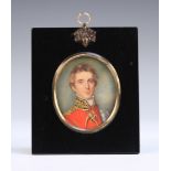 After Thomas Lawrence - Oval Miniature Head and Shoulders Portrait of Arthur Wellesley, 1st Duke