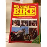 A quantity of 'On Your Bike' magazines parts 1-83