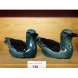 2 Poole Pottery seagulls.