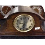 Dual chime Kienzle wooden mantle clock - Westminister/Whittington.