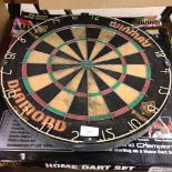 A Winmau dart board