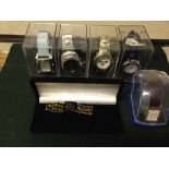 6 boxed quartz watches including Geneva, IK & Adimax
