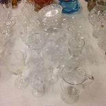 A quantity of miscellaneous cut crystal glassware