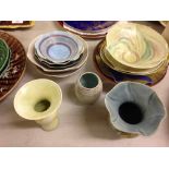 13 pieces of Phylis Dupuy studio pottery.