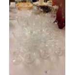 A quantity of miscellaneous cut crystal glassware