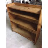 Pine bookcase 90x84cm