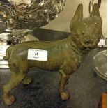 French bulldog door stop.