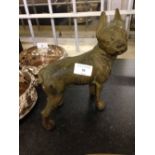 French bulldog door stop.