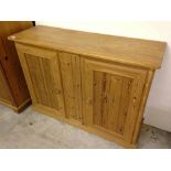 A pine 2 door sideboard