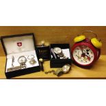 A quantity of watches to include a vintage gents Montine automatic watch, a boxed Zurich sports golf