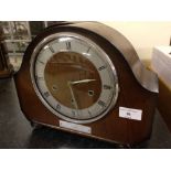 Vintage Smiths chiming mantle clock. Westminister chime.