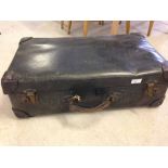 A vintage suitcase.