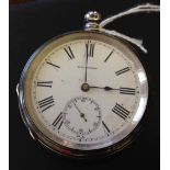 A HM silver pocket watch by H.J.Norris London 1884 not in working condition. Being sold in aid of