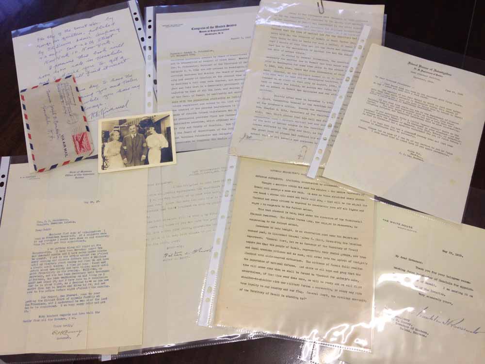 A quantity of personal correspondence and ephemera belonging to the late Governer Joeseph B.