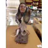 A large JH Boone native American Indian limited edition figure 'Vanishing Breeds' in original box