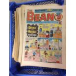 100 vintage Beano comics 1972 to 1980 in good condition. Majority 1977 to 1980, 4 x 1972/3.