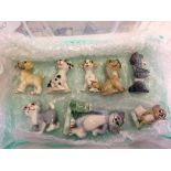 Wade Whimsies TV Pets series - 6 figures to include Bengo, Simon, Pepi, Fifi, Mitzi, & Droopy Jnr