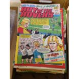 Quantity of 100 Roy of the Rovers comics, 1980s.