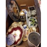 A quantity of ceramics to include Copenhagen, Doulton and Crown Devon blushware