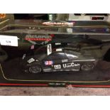 A boxed Paul's Model Art 1:18 scale Mclaren F1 GTR racing car Le Mans 24hr.