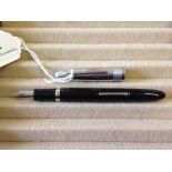 Wearever 'Supreme' c1950 fountain pen. New old stock pen in excellent condition. Glossy black