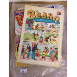 A small quantity of 1960-90s comics & annuals to include Beano comics & Rupert annuals.