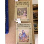 2 Cicely Mary Barker Flower Fairies poem & picture books - 'Flower Fairies of the Garden' and '