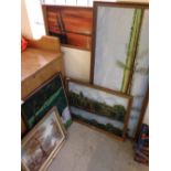 5 framed oil on boards to include landscape of Horning & 'The Lily Pond' by T.V.Smith.
