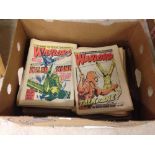 Approx 200 Warlord comics, 1970s.