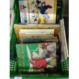 A box of childrens books to include Schoolboys adventure book & Margaret Tempest illustrated.